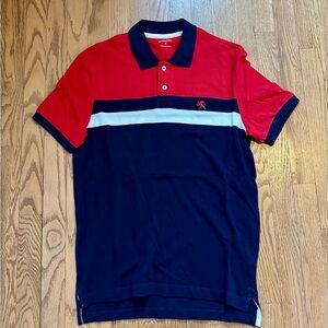 Red and Blue Express Polo Shirt
